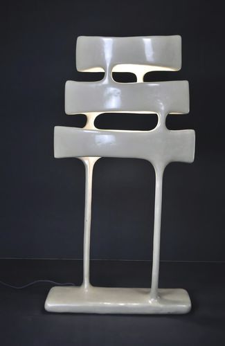 Lampe sur pied - L'APPEL DE LA MER - JOËL BARTZ - en marbre / contemporaine / d'intérieur