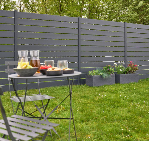 Clôture à lames - GARDENODE - résidentielle / professionnelle / aluminium