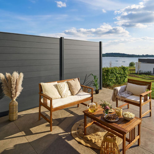Clôture à lames - 152318 - GARDENODE - résidentielle / professionnelle / en aluminium
