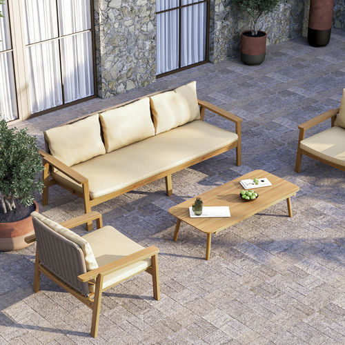 Canapé design - DENK - Yaaz - de terrasse / de jardin / en Sunbrella®