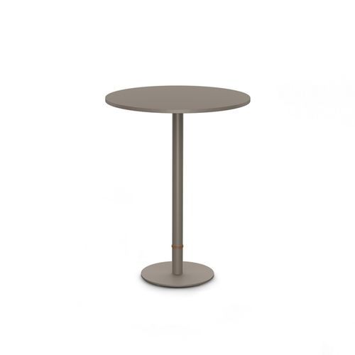 Table bistrot contemporaine - ANKA - Yaaz - en aluminium / avec piètement en aluminium / ronde