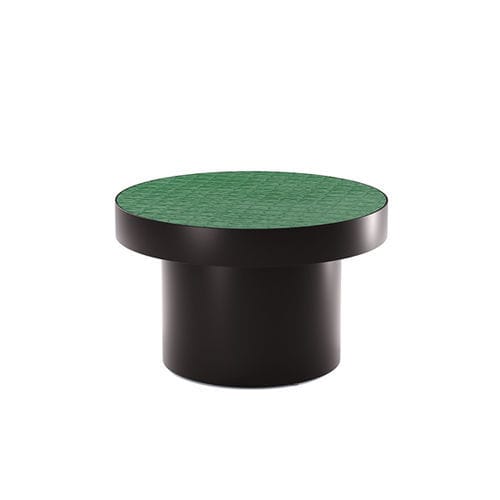Table basse contemporaine - HISS - Yaaz - en aluminium / en porcelaine / avec piètement en aluminium