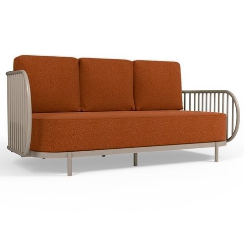 Canapé modulable - OVA - Yaaz - contemporain / de jardin / en aluminium
