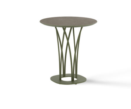 Table d'appoint design - KORU R - Yaaz - aluminium / avec piètement en aluminium / rectangulaire