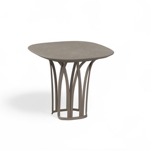 Table basse design - KORU - Yaaz - aluminium / avec piètement en aluminium / carrée