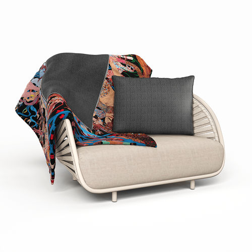 Coussin pour fauteuil - SWEET - Yaaz - d'extérieur / carré / uni