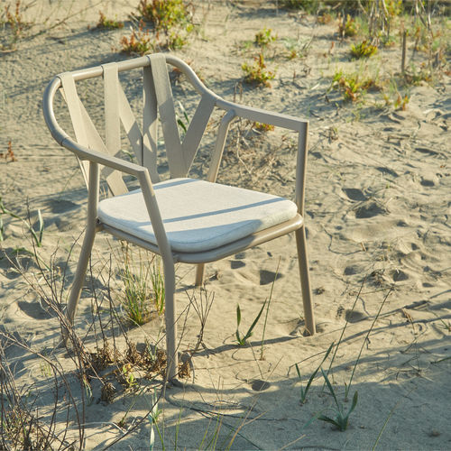 Chaise de salle à manger contemporaine - MONTE - Yaaz - d'intérieur / d'extérieur / en aluminium