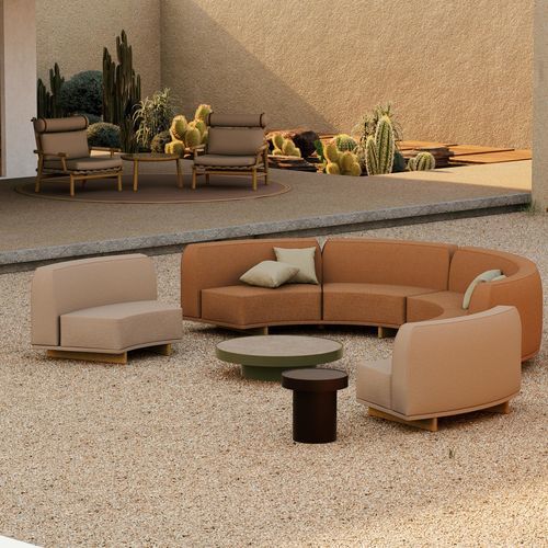 Canapé modulable - RASEL SMALL - Yaaz - design / d'extérieur / en Sunbrella®