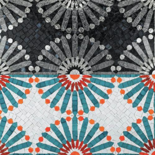 Mosaïque en verre - TESSERE - d'intérieur / murale / contemporaine