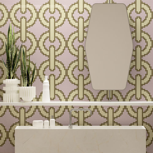 Mosaïque en marbre - CHAIN CERTOSA  - TESSERE - de lave / en pierre naturelle / en verre recyclé