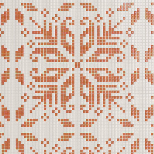 Mosaïque en marbre - FOLK COTTO - TESSERE - de lave / en verre recyclé / finition pierre