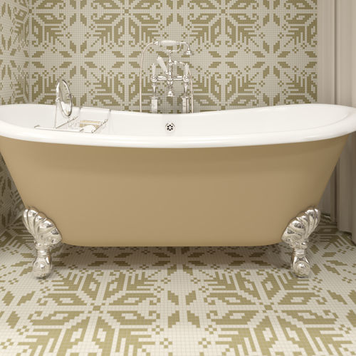 Mosaïque en marbre - FOLK PISTACHIO  - TESSERE - de lave / en pierre naturelle / en verre recyclé