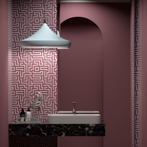 Mosaïque en marbre - LABYRINTH - TESSERE - de lave / en pierre naturelle / en verre recyclé