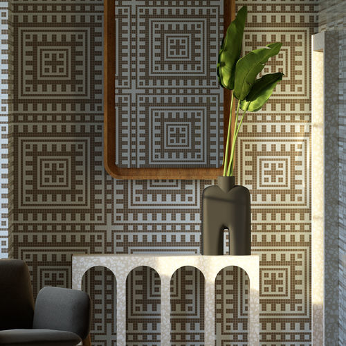Mosaïque en marbre - MAYAN  - TESSERE - de lave / en pierre naturelle / en verre recyclé