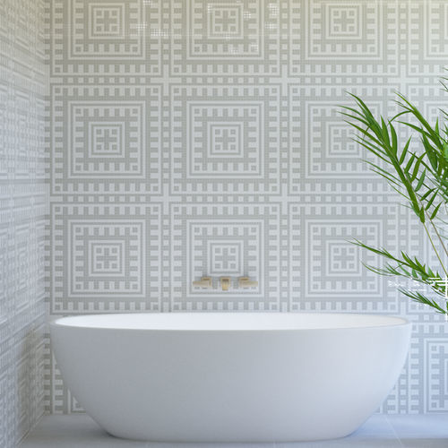 Mosaïque en marbre - MAYAN NEBBIA  - TESSERE - de lave / en pierre naturelle / en verre recyclé