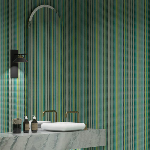 Mosaïque en marbre - TESSERE - de lave / en pierre naturelle / en verre recyclé