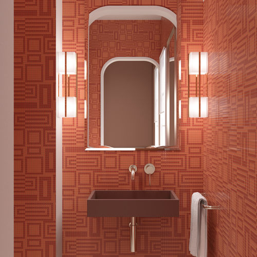 Mosaïque en marbre - SWITCH ARANCIO  - TESSERE - de lave / en pierre naturelle / en verre recyclé