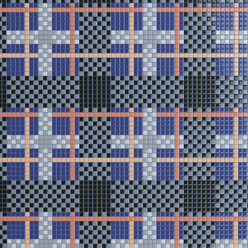 Mosaïque en marbre - TARTAN - TESSERE - de lave / en pierre naturelle / en verre recyclé