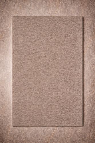 Tapis contemporain - TAUPE - Softicated - uni / capitonné / en laine