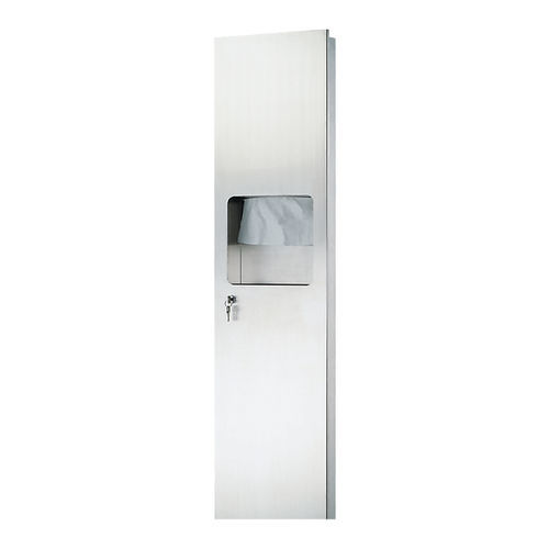 Distributeur d'essuie-mains mural - AE series - Fanda Hygiene Co., Ltd - en acier inoxydable / avec poubelle intégrée / à feuilles pliées