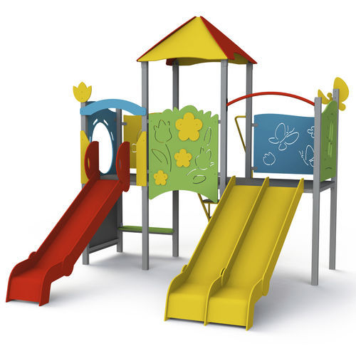 Structure de jeu pour aire de jeux - GP02  - GOTINSHTAIN EOOD - en métal / en HDPE / modulaire