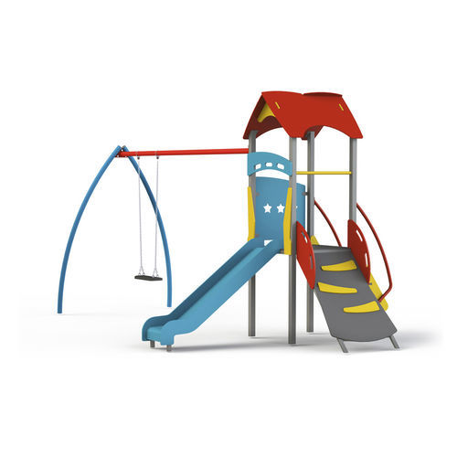 Structure de jeu pour aire de jeux - GP06 - GOTINSHTAIN EOOD - en métal / en HDPE / modulaire