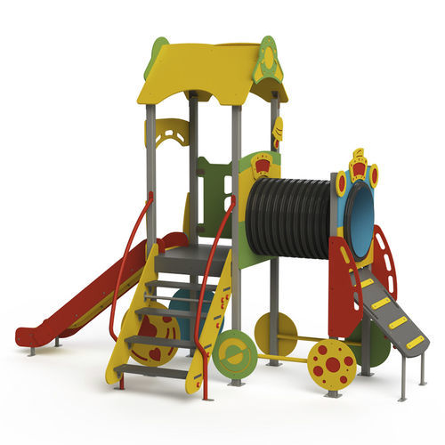 Structure de jeu pour aire de jeux - TP01 - GOTINSHTAIN EOOD - en métal / en HDPE / modulaire