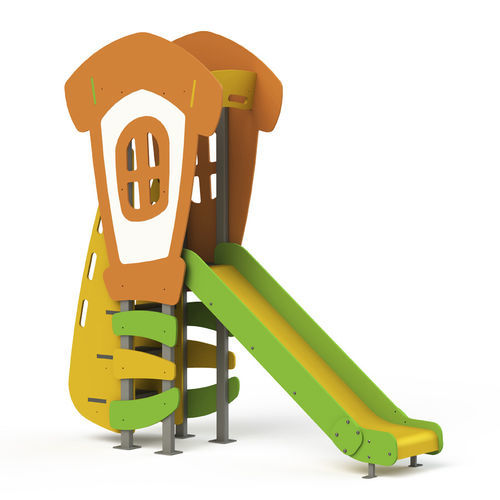 Toboggan droit - GSL25 - GOTINSHTAIN EOOD - pour aire de jeux / en HDPE