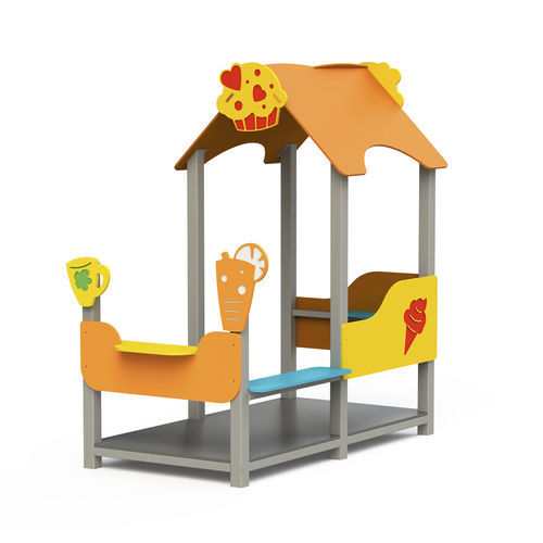 Cabane pour enfant pour aire de jeux - H09  - GOTINSHTAIN EOOD - au sol
