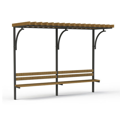 Pergola autoportée - P01  - GOTINSHTAIN EOOD - en bois / en métal / couverture en bois