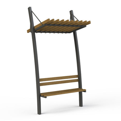 Pergola autoportée - P03 - GOTINSHTAIN EOOD - en bois / en métal / couverture en bois