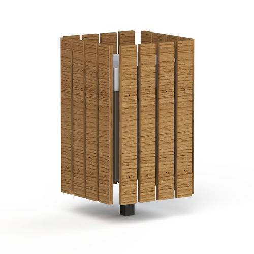 Poubelle publique - V07  - GOTINSHTAIN EOOD - sur pied / en bois / sans couvercle