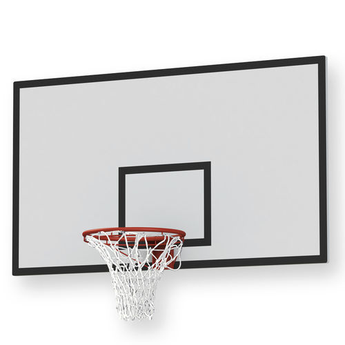 Panneau de basket en métal - BK02 - GOTINSHTAIN EOOD - rectangulaire / blanc / noir