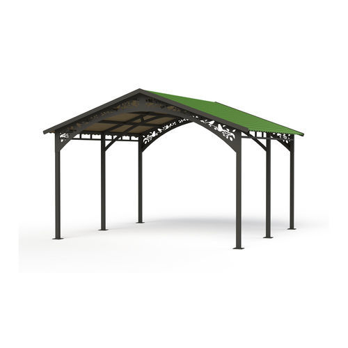 Gazebo en métal - GAB11-1  - GOTINSHTAIN EOOD - en HDPE / en polyéthylène haute densité PEHD / structure en métal