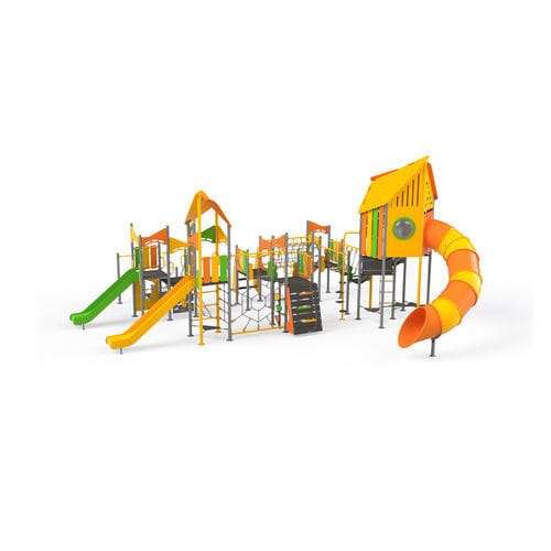 Structure de jeu pour aire de jeux - GPF06 - GOTINSHTAIN EOOD - pour espace public / en plastique / en HPL
