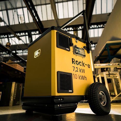 Groupe électrogène alimenté par batterie - ROCK-E - PESS ENERGY - monophasé / mobile / pour chantier