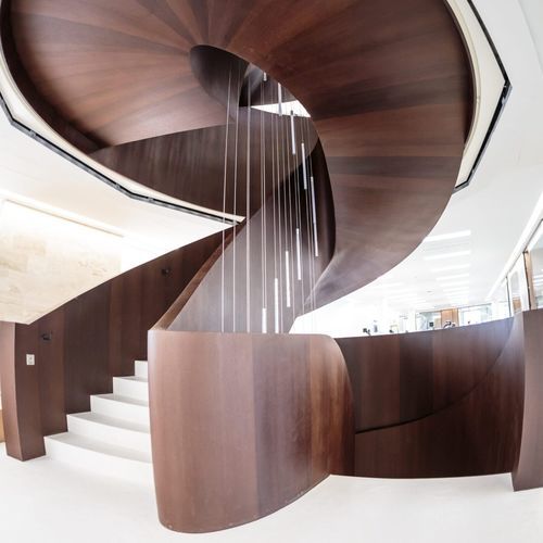 Escalier droit - Specialist Joinery Group - quart tournant / demi-tournant / hélicoïdal