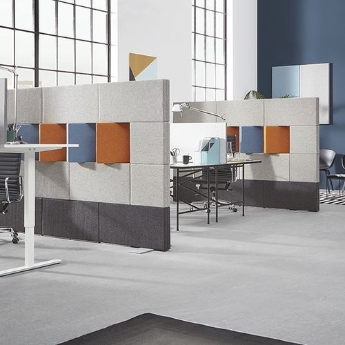 Panneau acoustique pour cloison - DIVI put.on® - ropimex - autoportant / en aluminium / en polyester