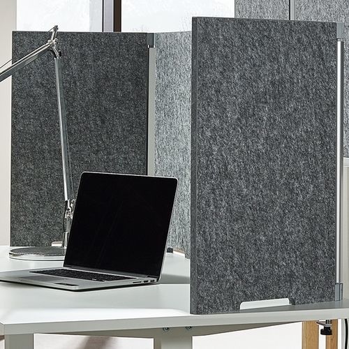 Séparateur de bureau sur bureau - DIVI SMART® - ropimex - en polyester / modulable / acoustique
