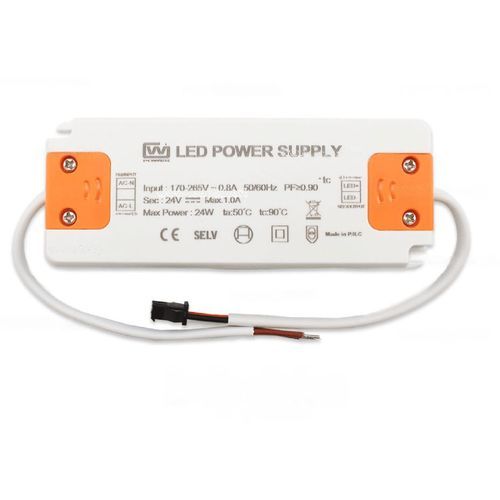 Alimentation électrique AC/AC - PW-GW24V-24W - Ledpoint - encastrée / à sortie simple / pour éclairage à LED