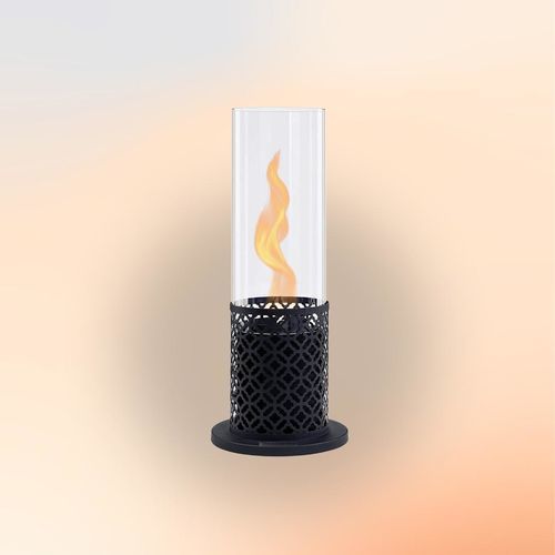 Brûleur au bioéthanol en verre - VORNADO - ELEMENTI - en inox / carré / contemporain