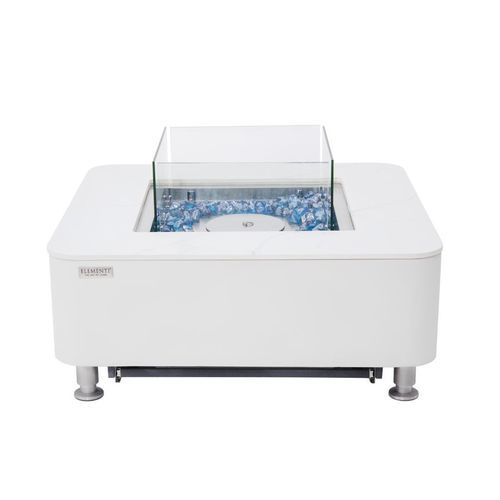 Brasero de jardin électrique - AEGEAN - ELEMENTI - au bioéthanol / en inox / en céramique