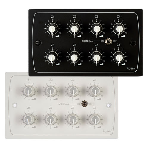 Panneau de contrôle pour installation domotique - RL-1x8W & RL-1x8B - Cloud Electronics - mural / professionnel