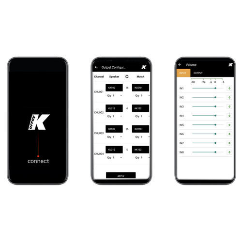 Application mobile de contrôle - K-CONNECT - K-array - audio / Androïd / iOS