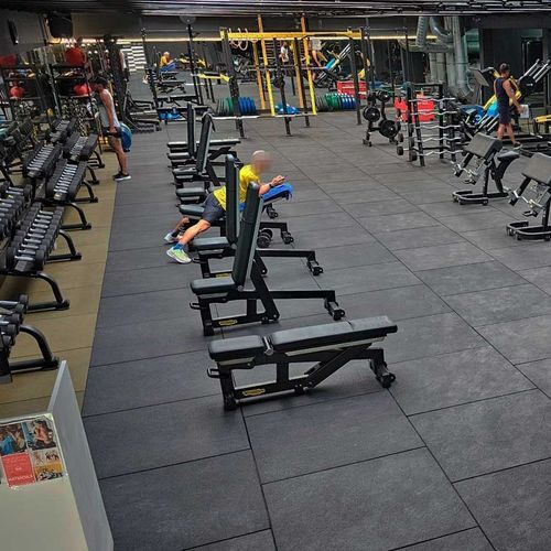 Sol sportif d'intérieur - SPORTPREMIUM   - ECOCAUCHO S.L. - d'extérieur / en caoutchouc / pour activité sportive