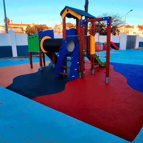 Revêtement de sol en dalles - KIDPLAY   - ECOCAUCHO S.L. - en caoutchouc / d'intérieur / pour extérieur