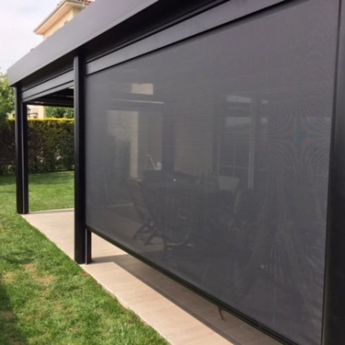 Store intégré - Sky Zip - Smart Sky - pour véranda / pour terrasse / en tissu