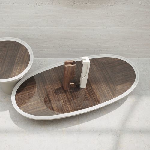 Table basse contemporaine - ERACLE  - ULTRAMOBILI - en bois / en céramique / en marbre