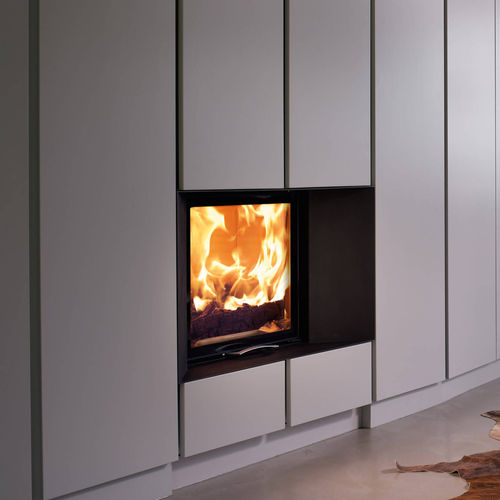 Foyer fermé à bois - 65x51 S 2.0 - AUSTROFLAMM - à 1 face / en métal / en verre