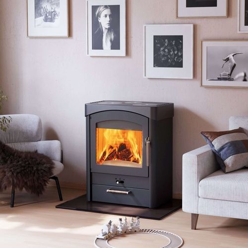 Poêle à bois - Pallas - AUSTROFLAMM - 9 kW / à poser / contemporain